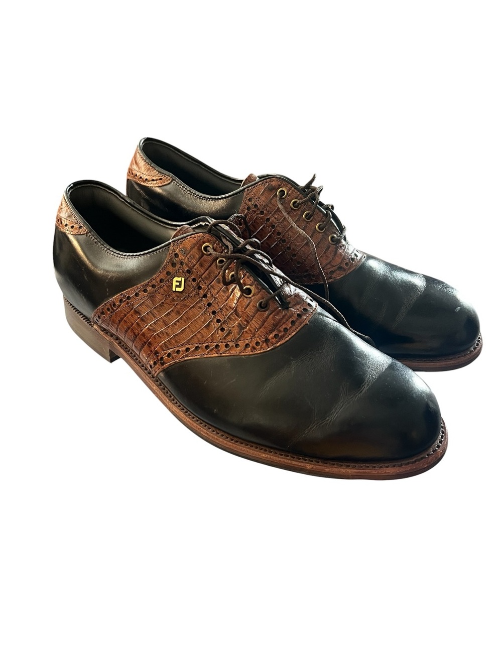 Vintage FootJoy Classics Dry Premiere Men’s Golf Shoes Size 11 E (Wide)Lizard